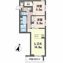 Ｃｒｅｓｔｉｅｑ　Ｎａｋａｄａ 203 ｜ 静岡県静岡市駿河区中田２丁目11番27（賃貸マンション2LDK・2階・65.35㎡） その2