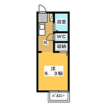 サンガーデンさつき　Ｅ棟  ｜ 静岡県静岡市駿河区小鹿（賃貸アパート1R・2階・20.46㎡） その2