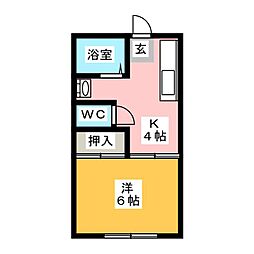 間取図画像 1K