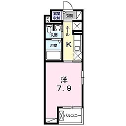 SUNGRANDE 1Kの間取図画像