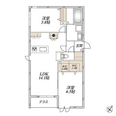 物件の間取り