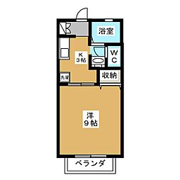 ソレイユ・寿香 1Kの間取図画像