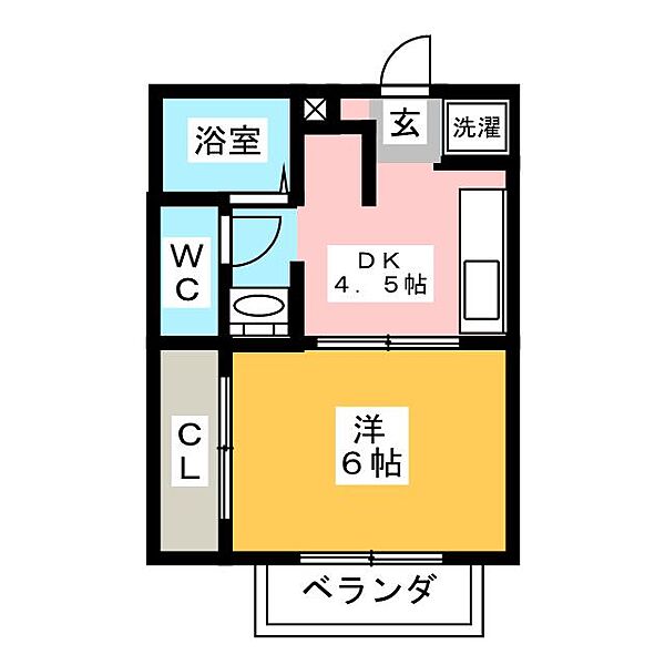 富塚ガーデンプレイス ｜静岡県浜松市中央区富塚町(賃貸アパート1DK・2階・24.80㎡)の写真 その2