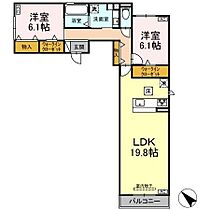 Ｄ－Ｈｉｌｌｓ下池川 301 ｜ 静岡県浜松市中央区下池川町21-12（賃貸アパート2LDK・3階・76.92㎡） その2