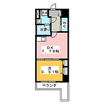 ＴＲＩＢＵＴＥ尾張町  ｜ 静岡県浜松市中央区尾張町（賃貸マンション1DK・6階・33.67㎡） その2