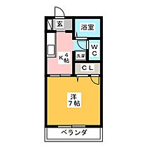 キュービックハイツ  ｜ 静岡県浜松市中央区助信町（賃貸アパート1K・2階・25.00㎡） その2