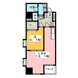 間取図画像 1LDK
