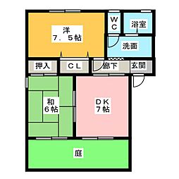 間取図画像 2DK