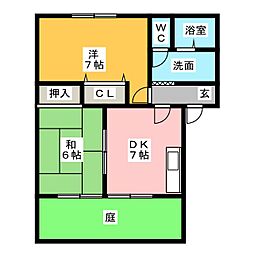 間取図画像 2DK
