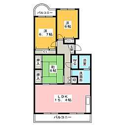 間取図画像 3LDK