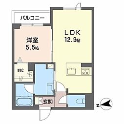 Forena 1LDKの間取図画像