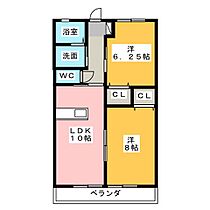 ラ・パレット  ｜ 静岡県浜松市浜名区細江町広岡（賃貸アパート2LDK・1階・53.98㎡） その2