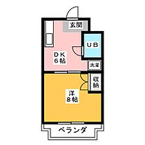 グリーンハイツ根洗  ｜ 静岡県浜松市中央区根洗町（賃貸マンション1DK・2階・25.92㎡） その2