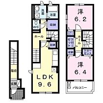 グラン　ソレイユ　T  ｜ 静岡県浜松市中央区葵西２丁目（賃貸アパート2LDK・2階・69.17㎡） その2