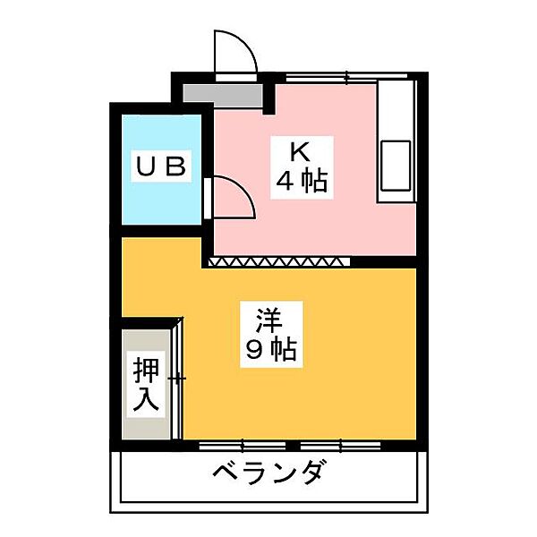 御前谷ハイツ ｜静岡県浜松市中央区富塚町(賃貸マンション1DK・3階・29.68㎡)の写真 その2