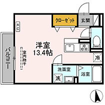 D-Hills城北II 201 ｜ 静岡県浜松市中央区城北２丁目39-13（賃貸アパート1R・2階・32.42㎡） その2