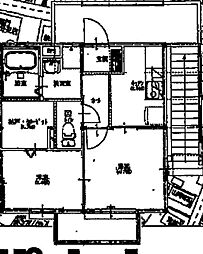 グランメール 1DKの間取図画像
