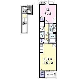 ブール・デュ・ラック 1LDKの間取図画像