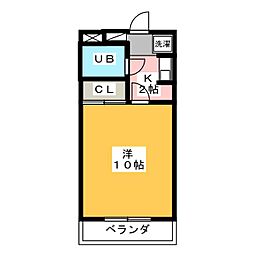 MY・ヒルズ 1Kの間取図画像