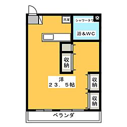 ARCO12 ワンルームの間取図画像