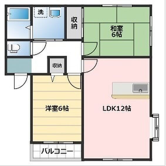 コーポエグゼ ｜静岡県浜松市中央区十軒町(賃貸アパート2LDK・1階・53.46㎡)の写真 その2