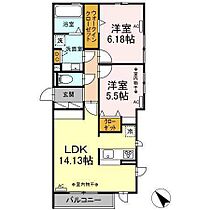 F-Grande十軒 303 ｜ 静岡県浜松市中央区十軒町515番地1号（賃貸アパート2LDK・3階・60.69㎡） その2