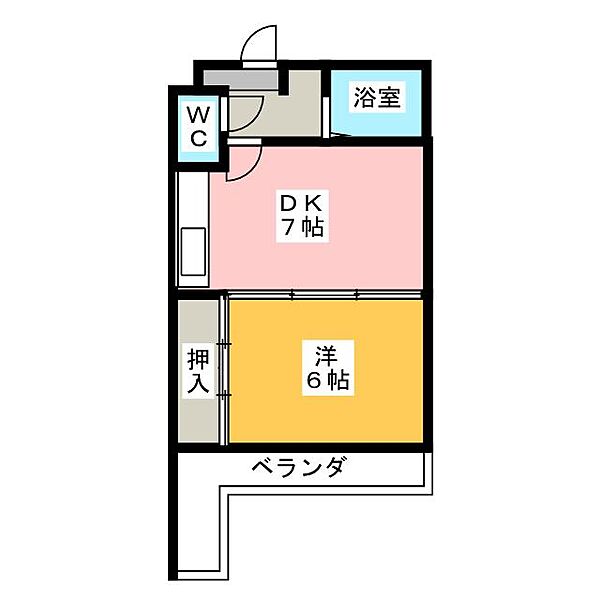 グレイス第5マンション ｜静岡県浜松市中央区植松町(賃貸マンション1DK・2階・31.50㎡)の写真 その2