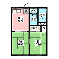 越路ハイツ  ｜ 静岡県浜松市中央区安新町（賃貸アパート2DK・2階・38.00㎡） その2