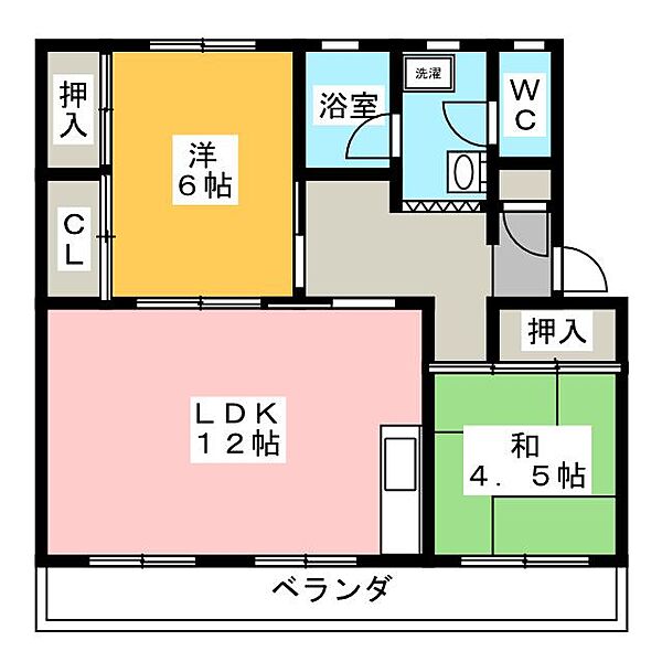 第一パークサイドマンション ｜静岡県浜松市中央区北島町(賃貸マンション2LDK・2階・54.88㎡)の写真 その2