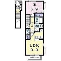 Ｓ’ＣＩＥＬ  ｜ 静岡県浜松市中央区北島町（賃貸アパート1LDK・2階・44.90㎡） その2