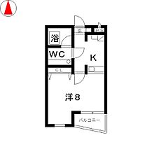 パラドール恩地  ｜ 静岡県浜松市中央区恩地町（賃貸マンション1K・2階・28.40㎡） その2