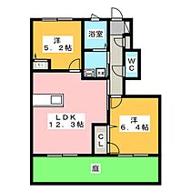 ティアラ  ｜ 静岡県浜松市中央区市野町（賃貸アパート2LDK・1階・53.95㎡） その2