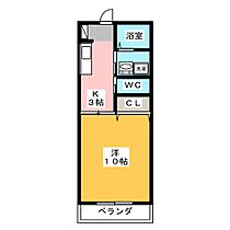 パラータリリア  ｜ 静岡県浜松市中央区下石田町（賃貸マンション1K・1階・30.60㎡） その2