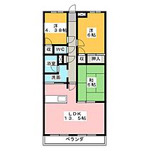 リヴェールセントラルハイツ  ｜ 静岡県浜松市中央区佐藤１丁目（賃貸マンション3LDK・2階・72.00㎡） その2