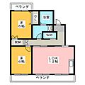 リバーサイドハイツ4階5.4万円