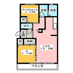 間取図画像 1SLDK