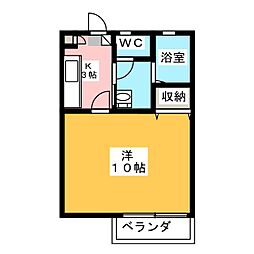 サンステージ丸塚 1Kの間取図画像