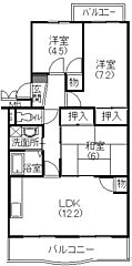 物件の間取り