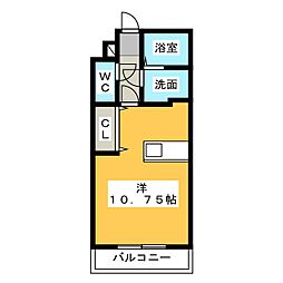 DIVA ワンルームの間取図画像