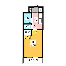 ArtPATEK 1Kの間取図画像