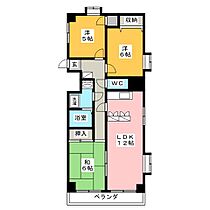 ダイアパレス沼津西条  ｜ 静岡県沼津市西条町（賃貸マンション3LDK・6階・69.05㎡） その2