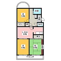 セントラルオサダ  ｜ 静岡県御殿場市板妻（賃貸マンション3LDK・4階・62.12㎡） その2