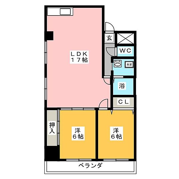 ルピナス伏見 ｜静岡県駿東郡清水町伏見(賃貸マンション2LDK・4階・63.90㎡)の写真 その2