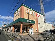 スーパー「ユーコープ桜づつみ店まで45m」