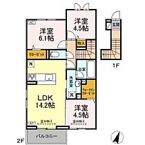 仮）Ｄ－ＲＯＯＭ高柳 201 ｜ 静岡県藤枝市高柳３丁目812、813-4,816-1(地番)（賃貸アパート3LDK・2階・71.55㎡） その2