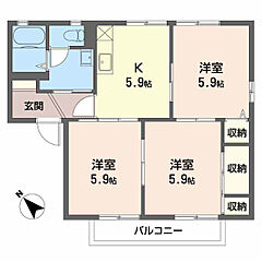 物件の間取り