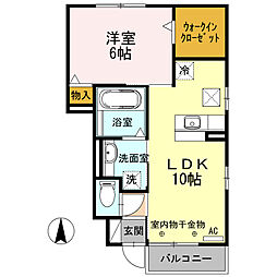 間取図画像 1LDK