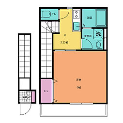 SAKYO 1Kの間取図画像