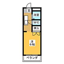 コーポコスモ　Ｂ  ｜ 静岡県掛川市緑ケ丘２丁目（賃貸アパート1R・2階・19.87㎡） その2