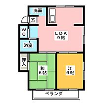 グリーンコート  ｜ 静岡県掛川市富部（賃貸アパート2LDK・2階・45.36㎡） その2